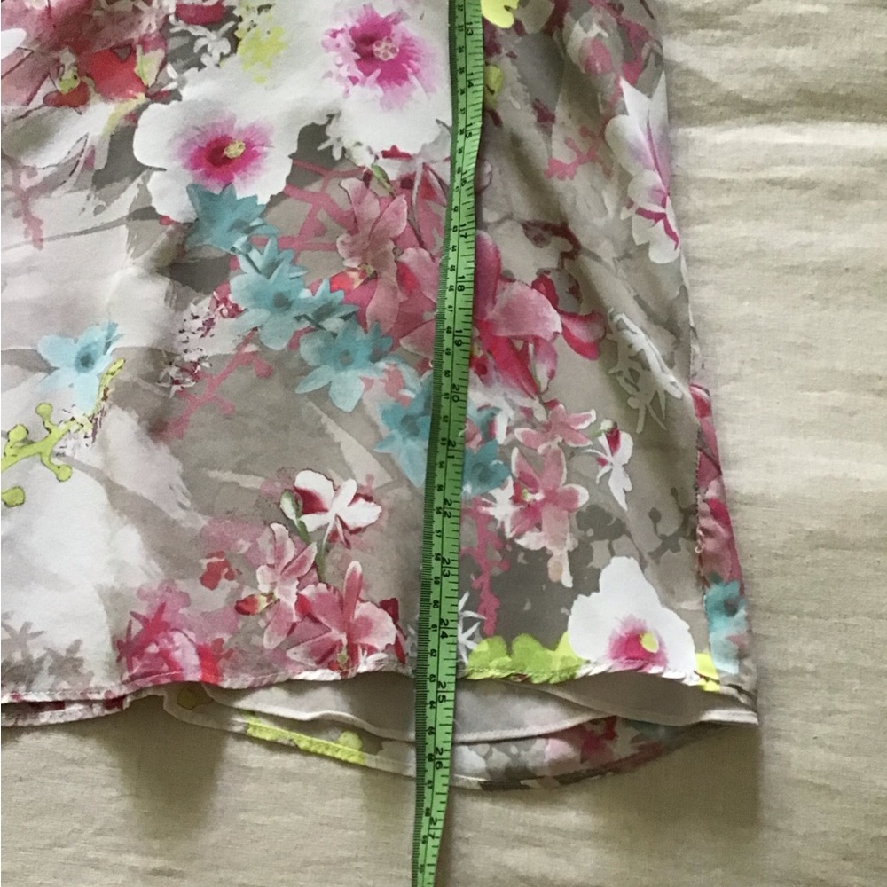 CYNTHIA ROWLEY 100% SILK TOP - Picture 5 of 8